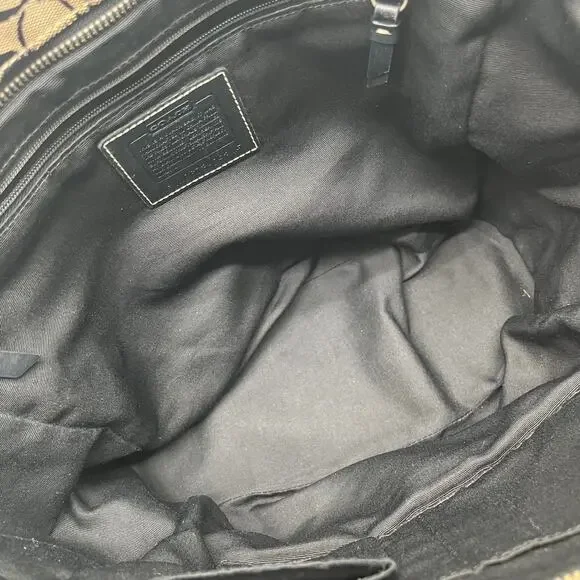 COACH VINTAGE Y2K Signature Jacquard Shoulder Bag, Large Tote - Picture 7 of 15